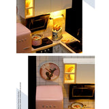 Maxbell 1/12 DIY Cabin Dollhouse Handcraft Miniature Kitchen Kit Toy - Taste of Life