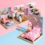 Maxbell 1/12 DIY Cabin Dollhouse Handcraft Miniature Kitchen Kit Toy - Taste of Life