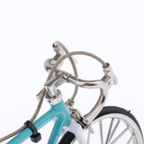 Maxbell 1/10 Scale Simulation Alloy Mini Mountain Bike Bicycle Model Gift Sky Blue A