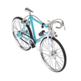 Maxbell 1/10 Scale Simulation Alloy Mini Mountain Bike Bicycle Model Gift Sky Blue A
