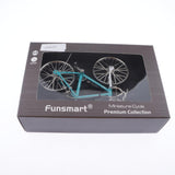 Maxbell 1/10 Scale Simulation Alloy Mini Mountain Bike Bicycle Model Gift Sky Blue A