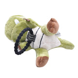 Maxbell Hair Ring Dinosaur Head Rope Plush Toy Short Plush Toy for Kids Green A