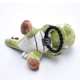 Maxbell Hair Ring Dinosaur Head Rope Plush Toy Short Plush Toy for Kids Green A