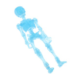 Maxbell Full Body Halloween Skeleton Man w/ Hand Groups for Decoration Electric Blue