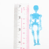 Maxbell Full Body Halloween Skeleton Man w/ Hand Groups for Decoration Electric Blue