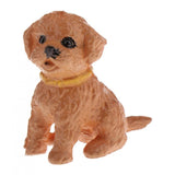 Maxbell 1:12 Scale Miniature Dog Statue Figure Dollhouse Accessories 2.9x2.5cm