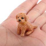 Maxbell 1:12 Scale Miniature Dog Statue Figure Dollhouse Accessories 2.9x2.5cm
