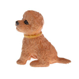Maxbell 1:12 Scale Miniature Dog Statue Figure Dollhouse Accessories 2.9x2.5cm