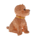 Maxbell 1:12 Scale Miniature Dog Statue Figure Dollhouse Accessories 2.9x2.5cm