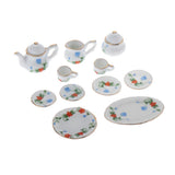 Maxbell 1/12 Scale Coffee Tea Cups Ceramic Tableware Dollhouse Kitchen Accessories E