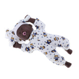 Maxbell 30cm Simulation Vinyl Reborn Sleeping Doll Model Kids Gift Toy Black African