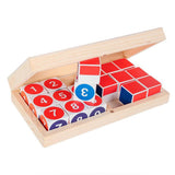 Maxbell Colourful Cubes Kids Play Maths Learn Explore Building Learning Blocks