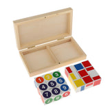 Maxbell Colourful Cubes Kids Play Maths Learn Explore Building Learning Blocks