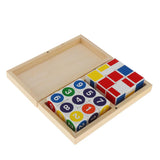 Maxbell Colourful Cubes Kids Play Maths Learn Explore Building Learning Blocks