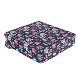 Maxbell Cute Baby Kids Square Chair Booster Seat Cushion Highchair Seat Pad Black