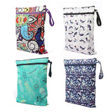Maxbell Waterproof Reusable Zip Pouch Infant Wet Dry Bag Cloth Diaper Nappy Green