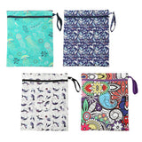 Maxbell Waterproof Reusable Zip Pouch Infant Wet Dry Bag Cloth Diaper Nappy Green