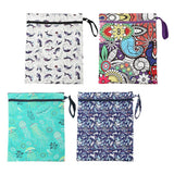 Maxbell Waterproof Reusable Zip Pouch Infant Wet Dry Bag Cloth Diaper Nappy Green