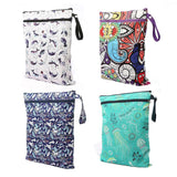 Maxbell Waterproof Reusable Zip Pouch Infant Wet Dry Bag Cloth Diaper Nappy Green