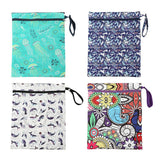 Maxbell Waterproof Reusable Zip Pouch Infant Wet Dry Bag Cloth Diaper Nappy Green