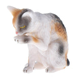 Maxbell Simulation Multi Animal Model Figurine Educational Toy Home Decor Tabby Cat