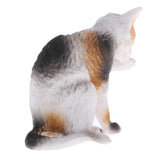 Maxbell Simulation Multi Animal Model Figurine Educational Toy Home Decor Tabby Cat