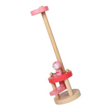 Maxbell Early Education Jumping Toy Elastic Board Beating Tapping Wood Animal Red