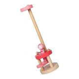 Maxbell Early Education Jumping Toy Elastic Board Beating Tapping Wood Animal Red