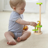 Maxbell Early Education Jumping Toy Elastic Board Beating Tapping Wood Animal Red