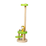 Maxbell Early Education Jumping Toy Elastic Board Beating Tapping Wood Animal Green