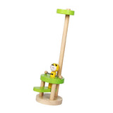 Maxbell Early Education Jumping Toy Elastic Board Beating Tapping Wood Animal Green