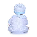 Maxbell Reborn Adorable 16 inch Doll Lifelike Silicone Baby Doll Pacifier Bottle Set