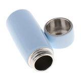 Maxbell 1/6 Dollhouse Miniature Stainless Steel Water Cup Furniture Accessory Blue
