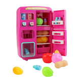 Maxbell Simulation Refrigerator Vending Machine Pretend Play Kitchen Toy Gifts Pink