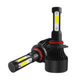 Maxbell 4Side S2 Black LED Headlamp Bulb Conversion Kit Hi/Lo Beam Lamp 9005 HB3 H10