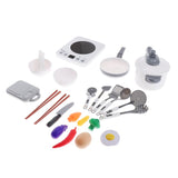 Maxbell Kids Pretend Play Games Kitchen Tableware Cutting Food Set 24pcs Style 2