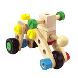 Maxbell Wooden DIY Car Plane Disassembly Nuts Building Blocks Kids Educational Toy