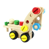 Maxbell Wooden DIY Car Plane Disassembly Nuts Building Blocks Kids Educational Toy