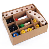 Maxbell Wooden DIY Car Plane Disassembly Nuts Building Blocks Kids Educational Toy