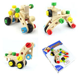 Maxbell Wooden DIY Car Plane Disassembly Nuts Building Blocks Kids Educational Toy