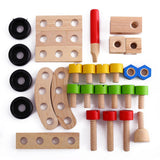 Maxbell Wooden DIY Car Plane Disassembly Nuts Building Blocks Kids Educational Toy
