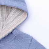 Maxbell Cotton Big Ear Bunny Zipper Jumpsuit Outfits Climbing Clothes Blue 73