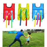 Maxbell Children Catch Tail Kindergarten Sports Game Vest Training Equipment Red