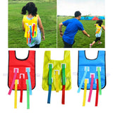 Maxbell Children Catch Tail Kindergarten Sports Game Vest Training Equipment Red