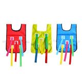 Maxbell Children Catch Tail Kindergarten Sports Game Vest Training Equipment Red