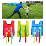 Maxbell Children Catch Tail Kindergarten Sports Game Vest Training Equipment Red