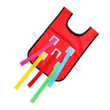 Maxbell Children Catch Tail Kindergarten Sports Game Vest Training Equipment Red