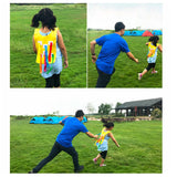 Maxbell Children Catch Tail Kindergarten Sports Game Vest Training Equipment Red