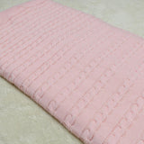 Maxbell Baby Stroller Knit Swaddle Wrap Swaddling Blanket Sleeping Bag Pink
