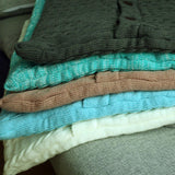 Maxbell Baby Stroller Knit Swaddle Wrap Swaddling Blanket Sleeping Bag Pink